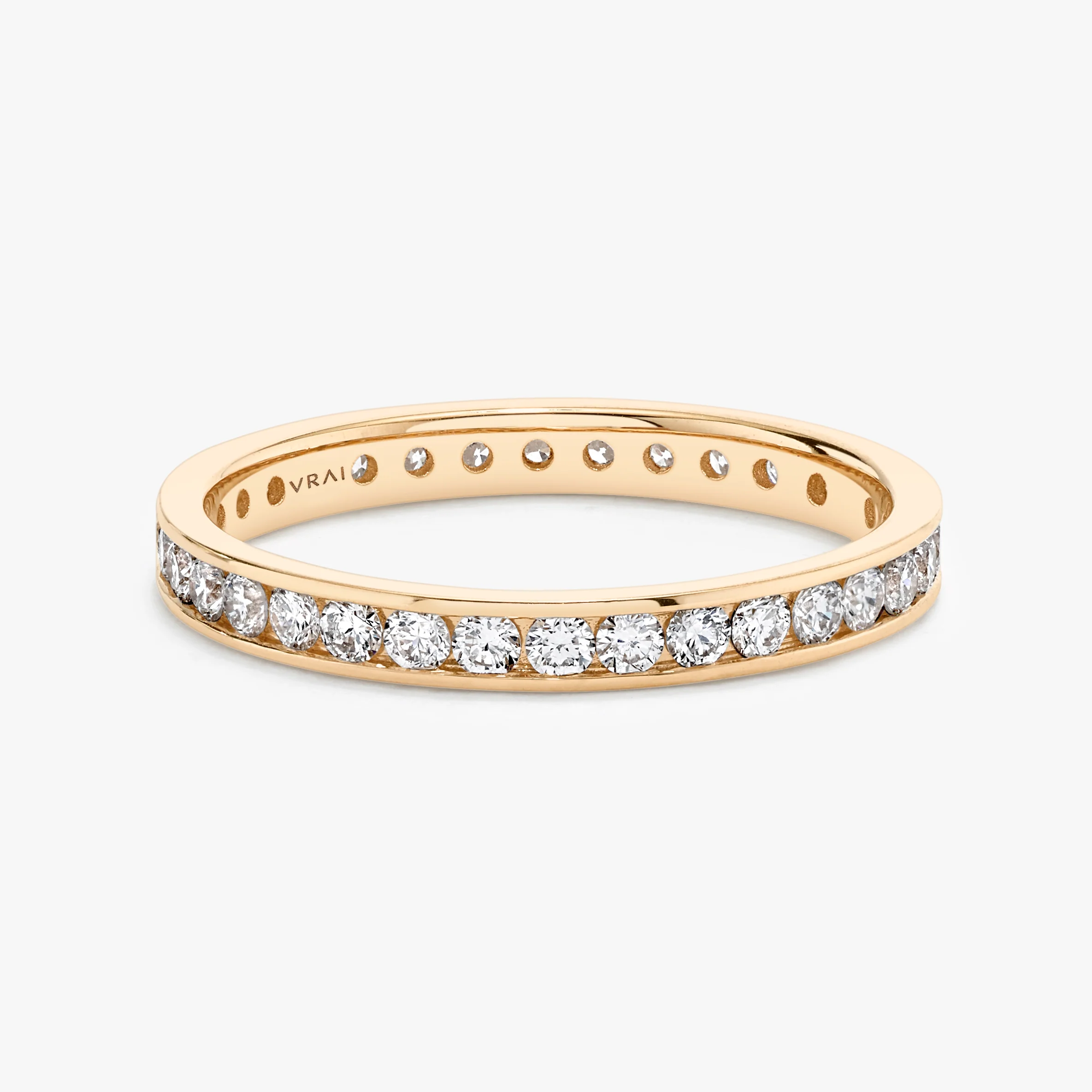 Devotion Band Round Full Large Rose Gold