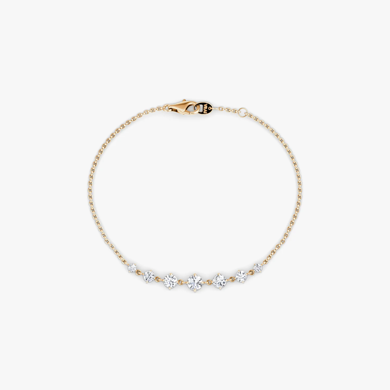 Linked Tennis Bracelet Round - Image 2
