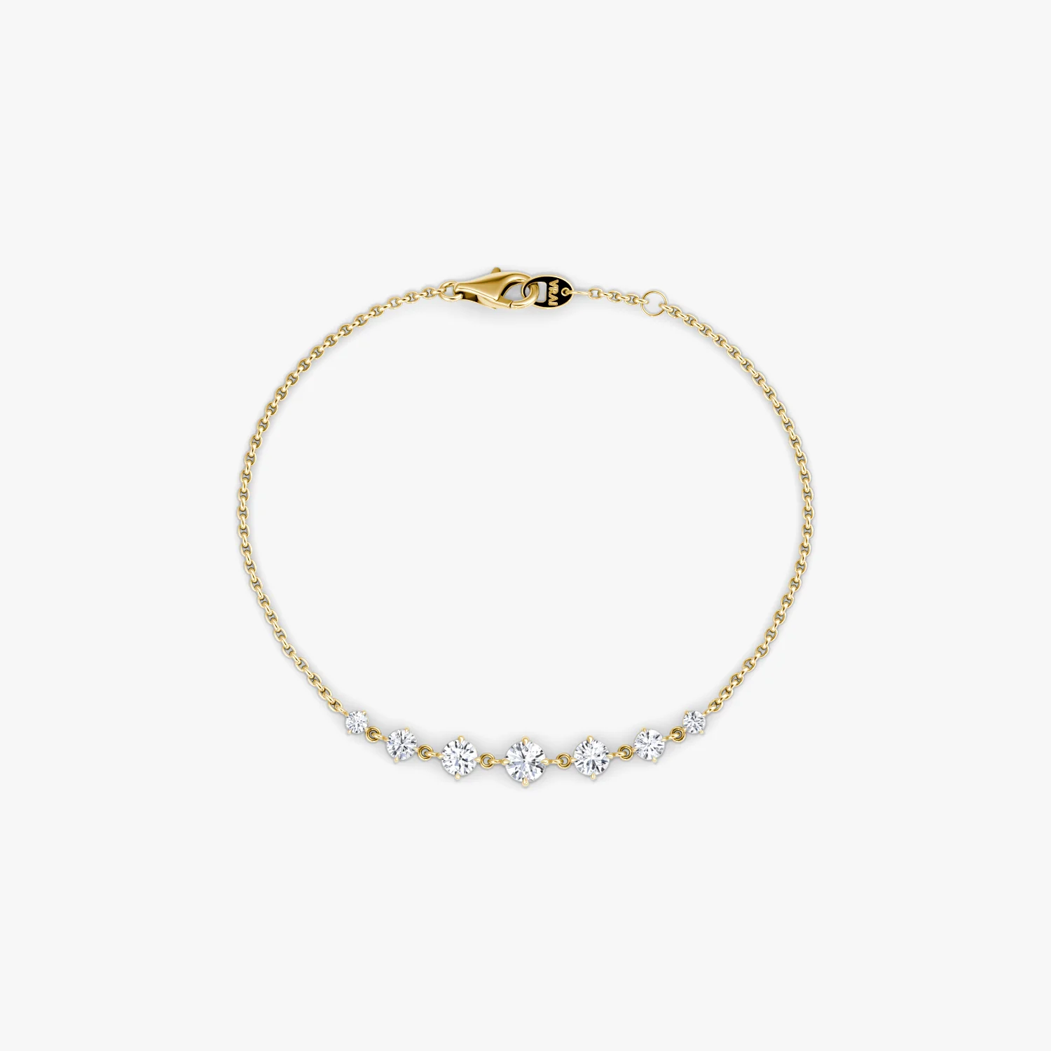 Linked Tennis Bracelet Round - Image 3