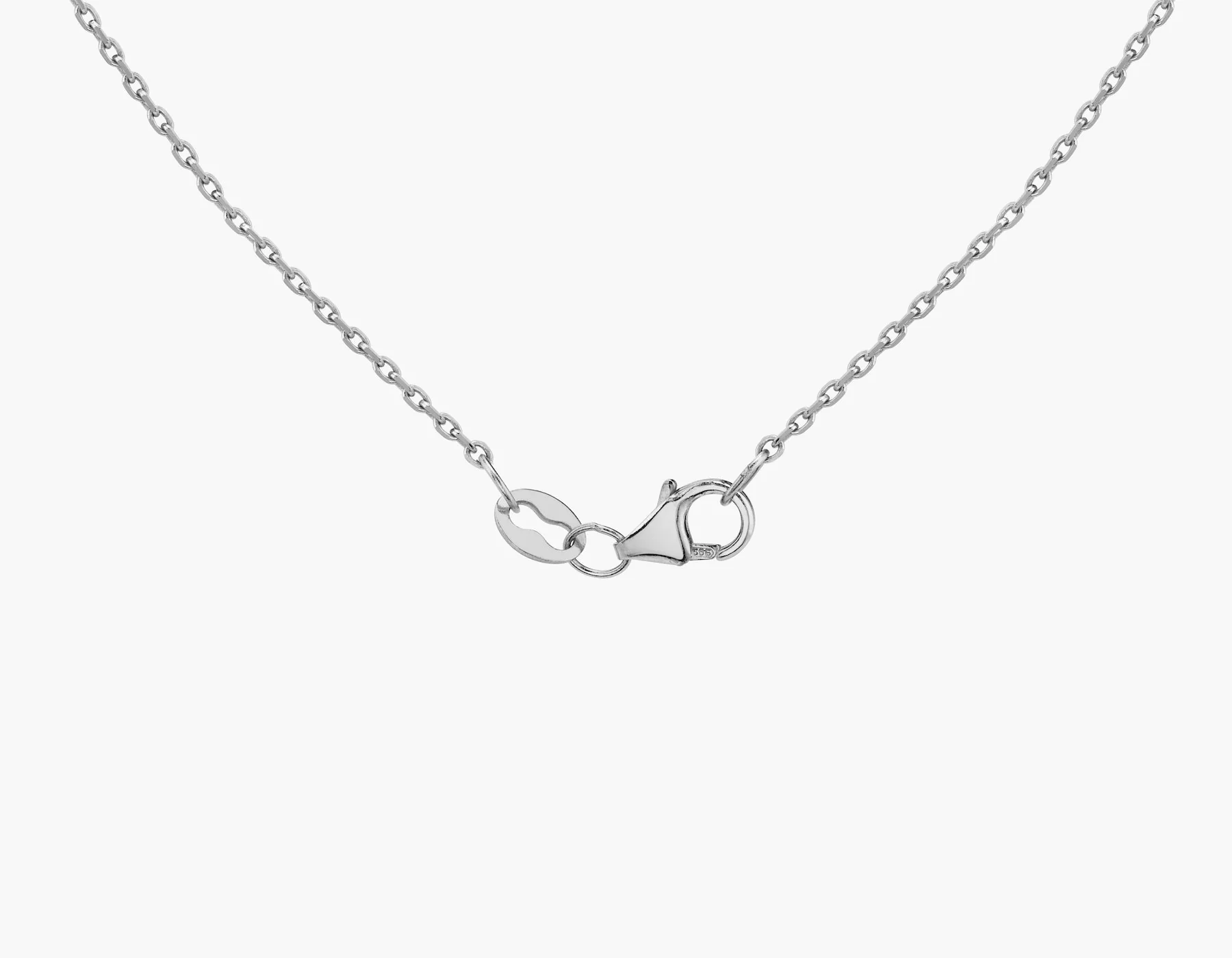 Solitaire Oval Diamond Necklace - Image 14