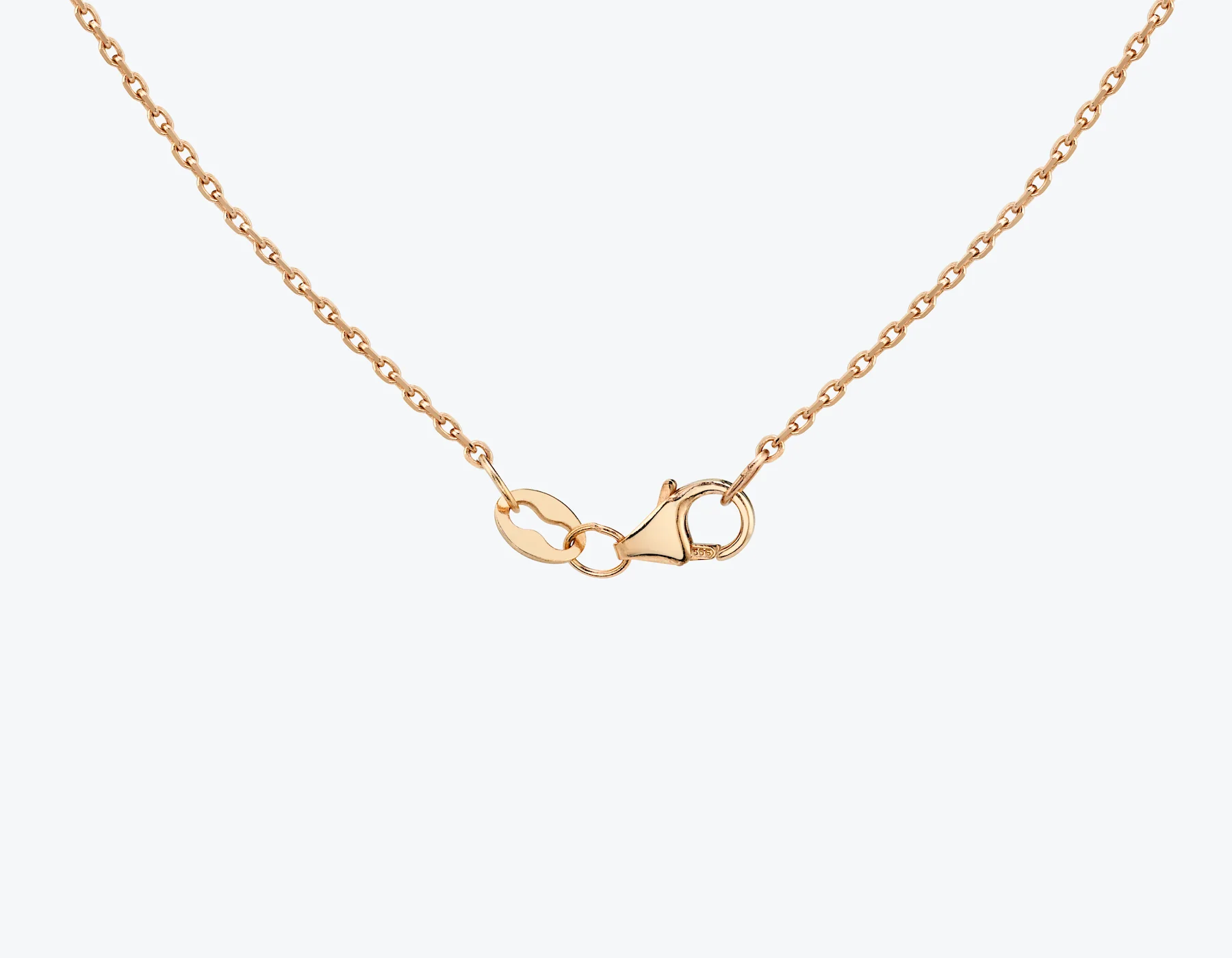 Solitaire Oval Diamond Necklace - Image 15