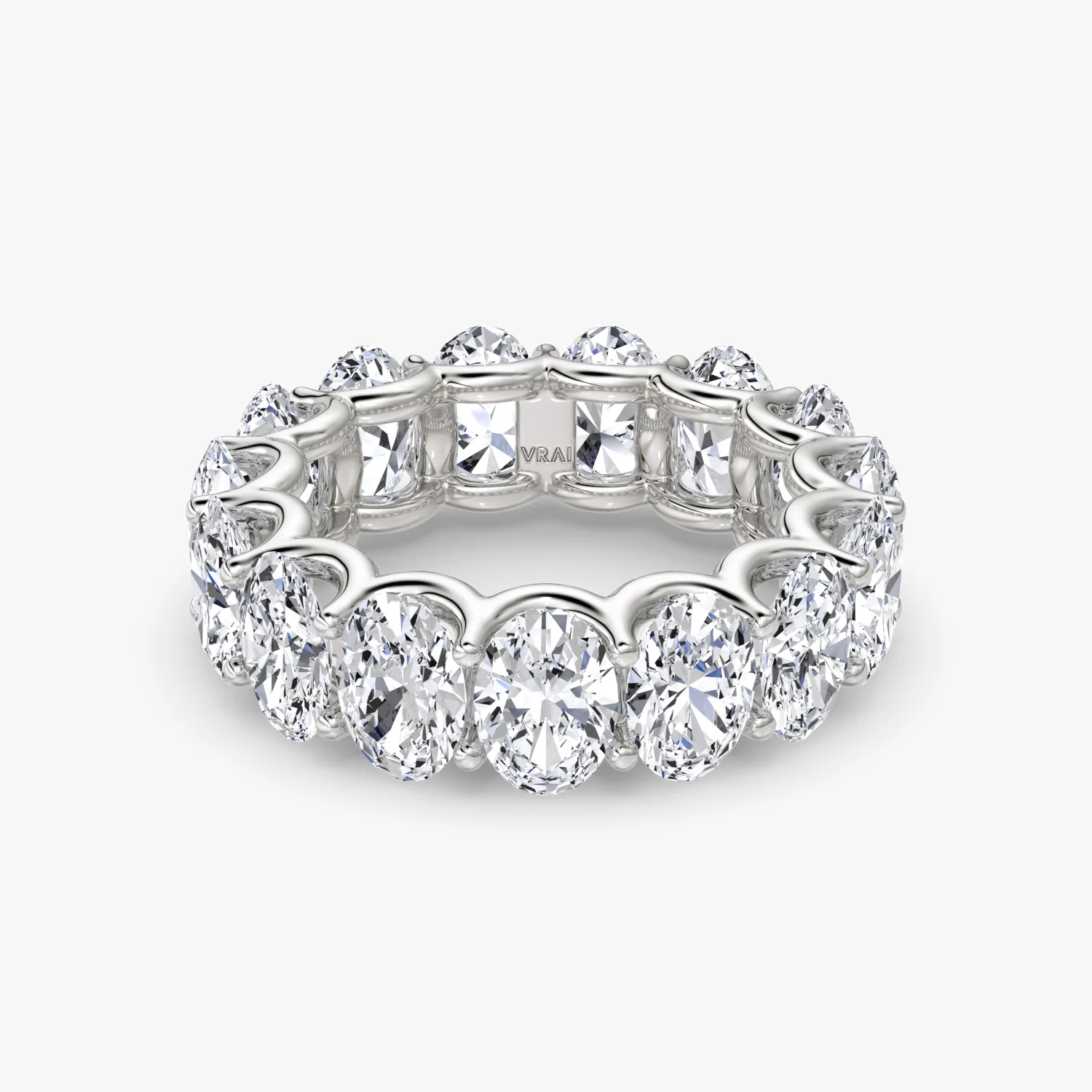 The Eternity Band Oval 7.5ctw White Gold