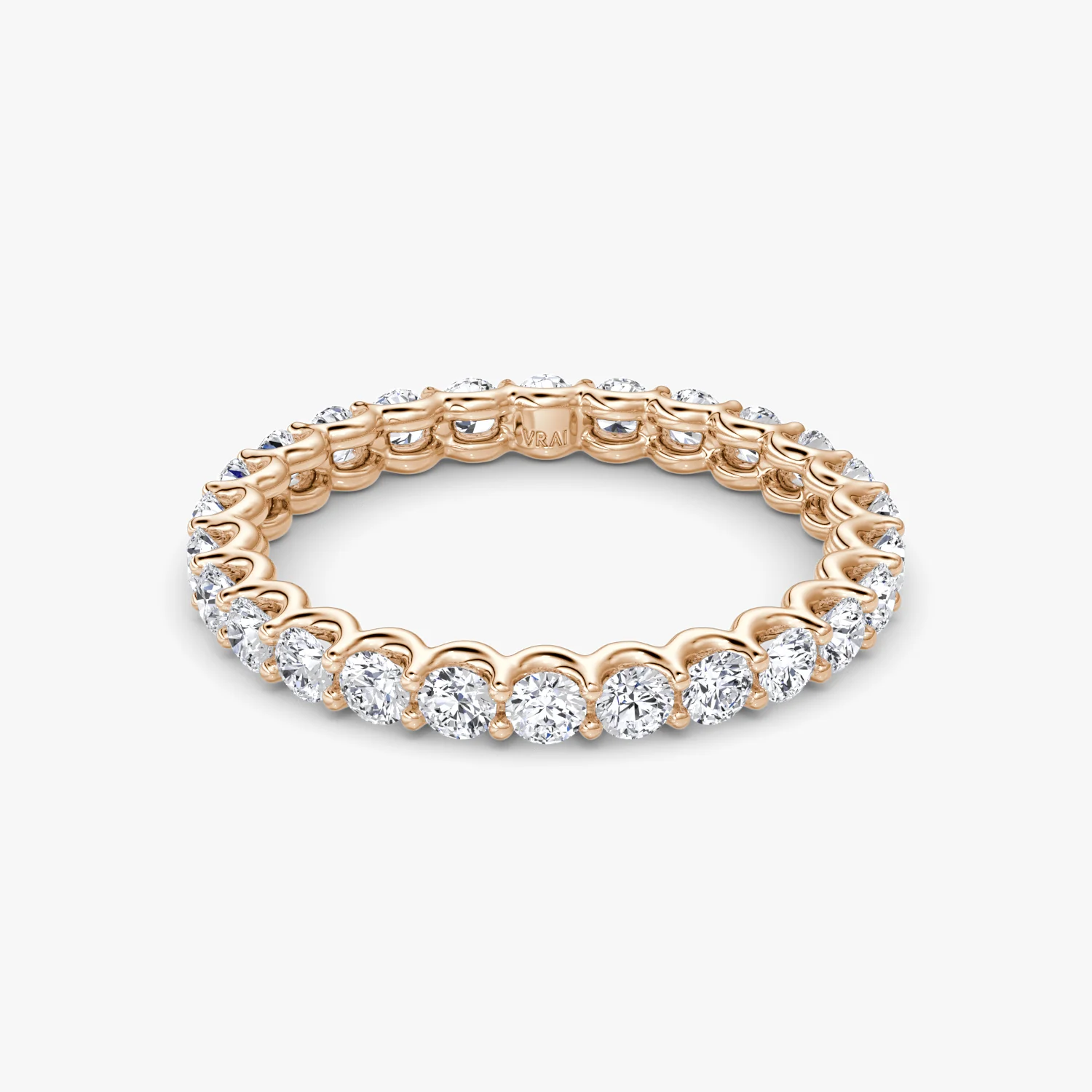 The Round Eternity Band in Rose Gold 1.0ctw