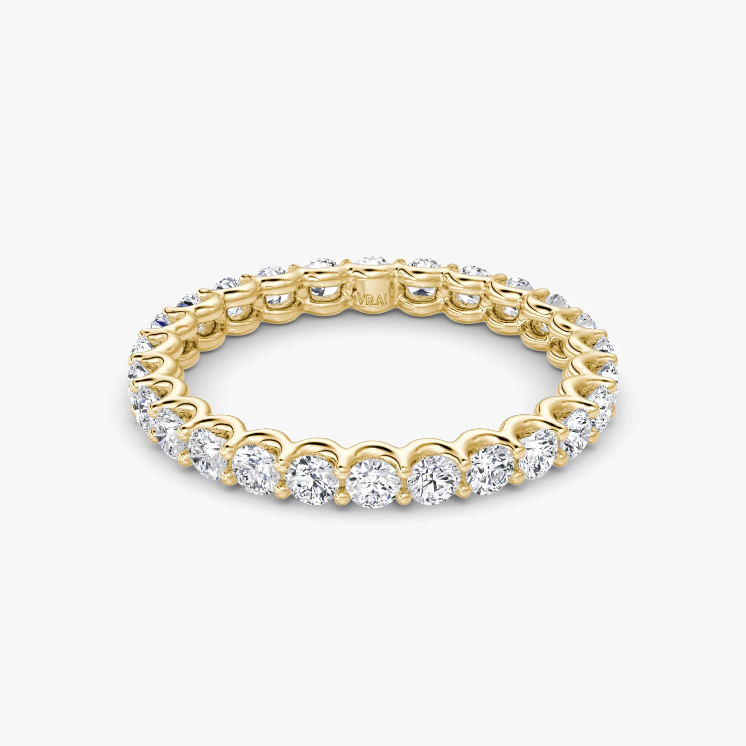 The Round Eternity Band in Yellow Gold 1.0ctw