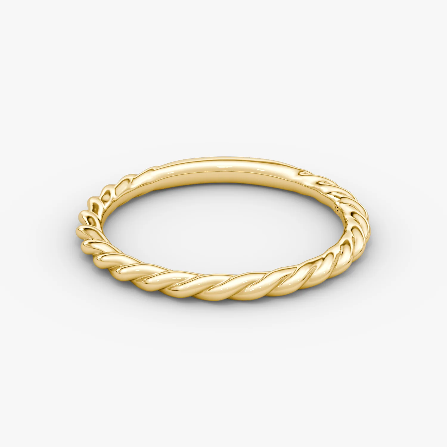 The Rope Band Plain Yellow Gold
