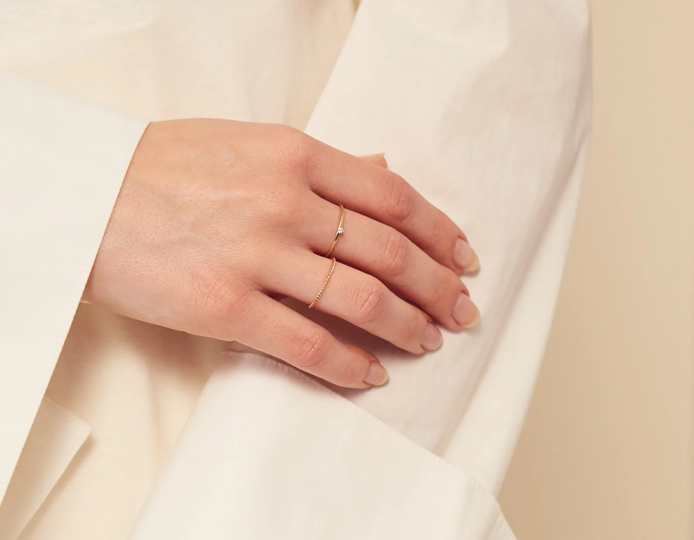Tiny Diamond Ring - Image 13