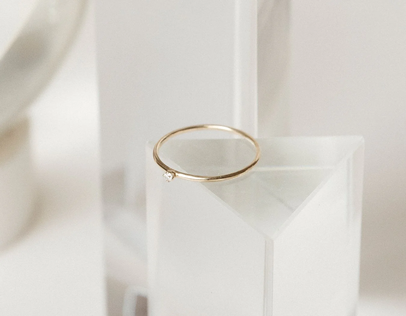 Tiny Diamond Ring - Image 14