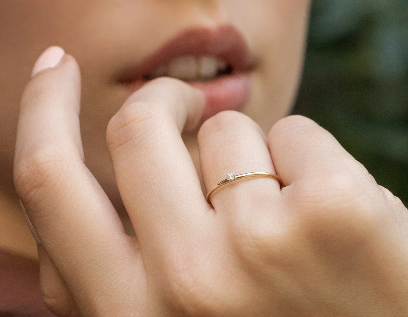 Tiny Diamond Ring - Image 9