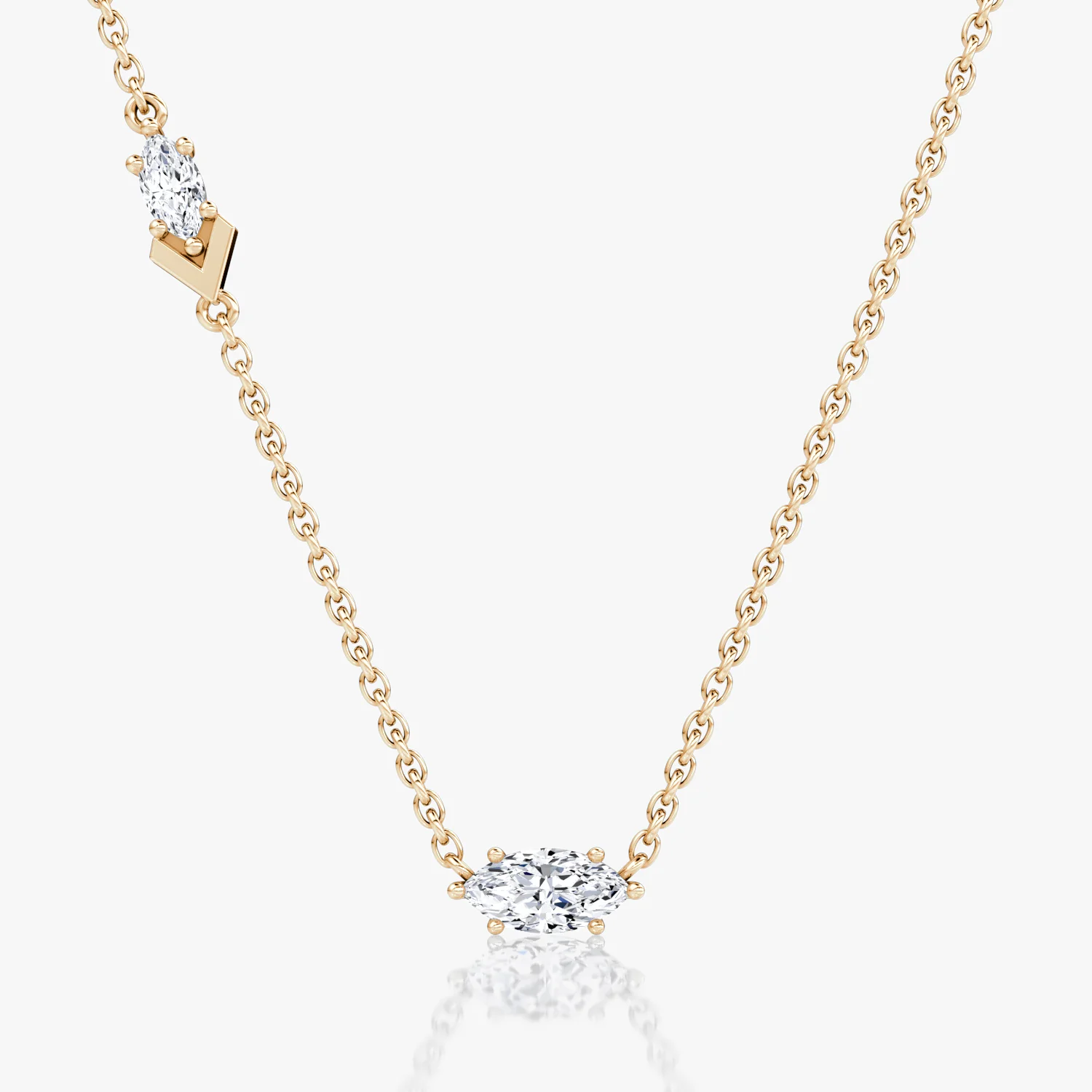 Toi Et Moi Echo Necklace Marquise 0.36ct - Image 3