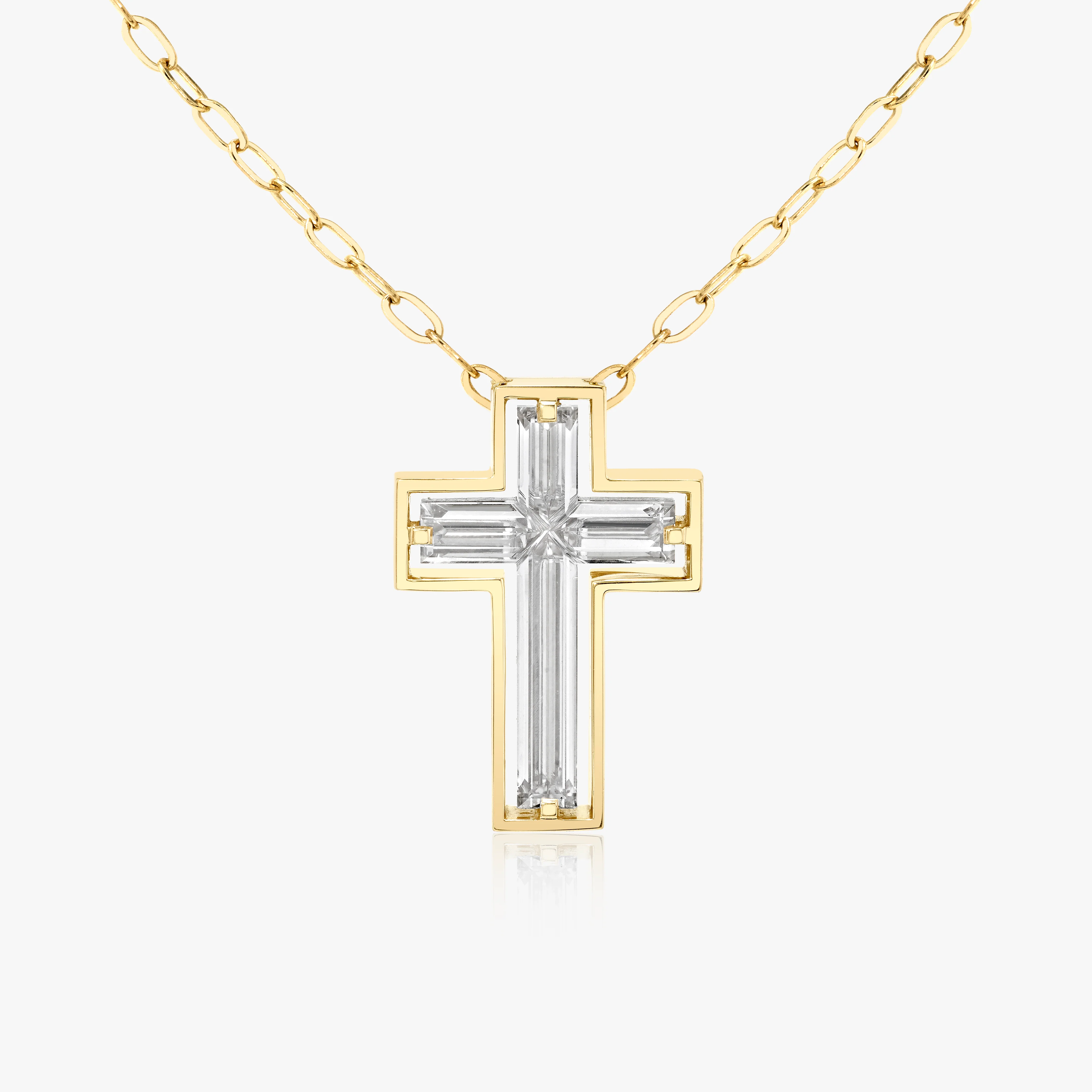 VRAI Suspended Solitaire Cross