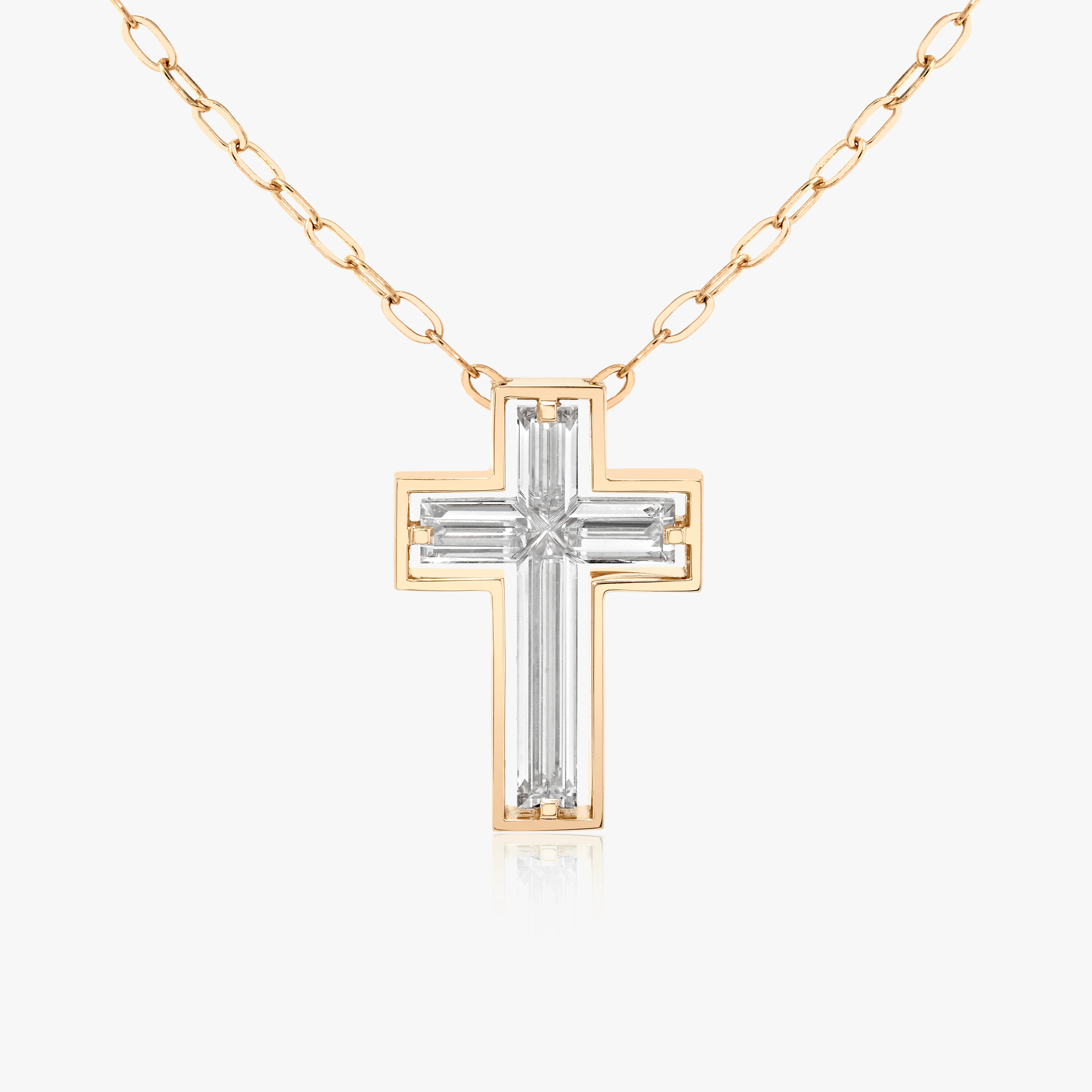 VRAI Suspended Solitaire Cross - Image 3